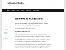 Tablet Screenshot of hullabaloostudio.com.au